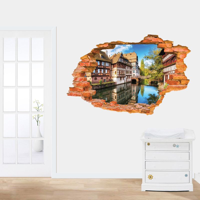 3D House Painting window 3d decorative painting creative children home living room 3D House Painting window 3d decorative painting creative children home living room