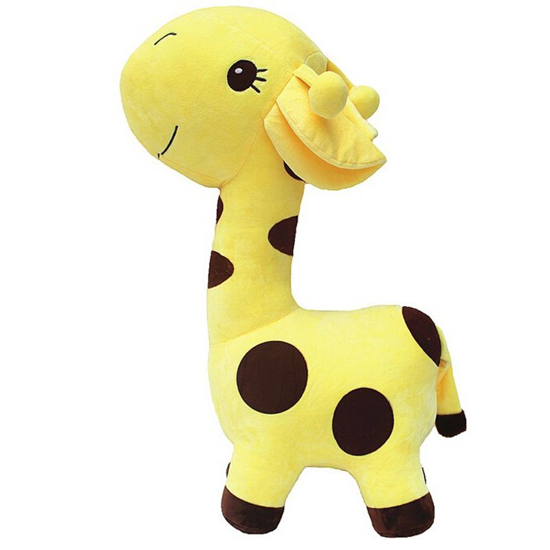 2020 Kids Big Love Large Yellow Giraffe Plush Toy Animal Giraffe Doll