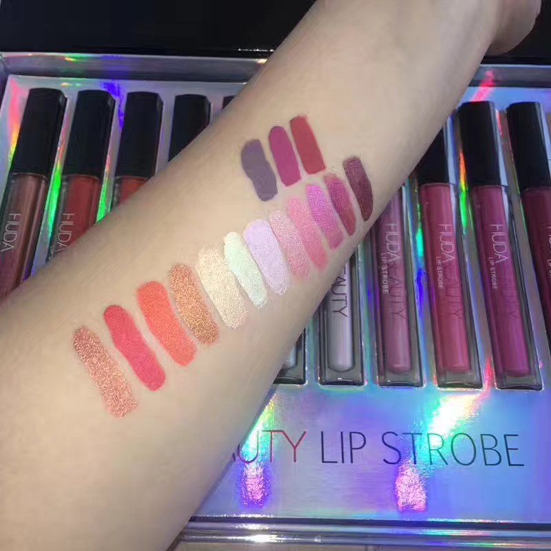 Newest Huda Beauty Cosmetic Matte Liquid Lipstick Lip Gloss Make Up Waterproof Long Lasting Lipgloss Free Ship Covergirl Lip Gloss Lip Gloss Brands