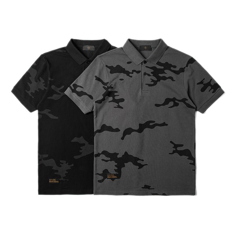 2019 2017 New Camouflage Polos Short Sleeve Men'S Polo Shirts Fashion