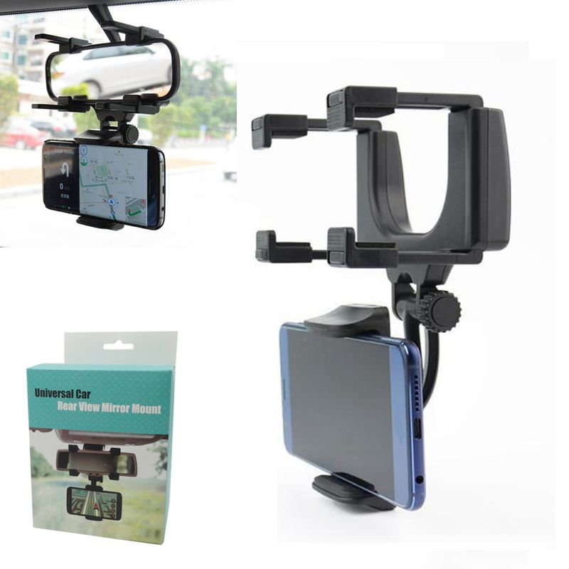 Car Phone Holder Universal Rearview Mirror Stand Mount Car Phone Holder Universal Rearview Mirror Stand Mount Cradle For Cell Gps With Retail Package In Bulk From Mounts