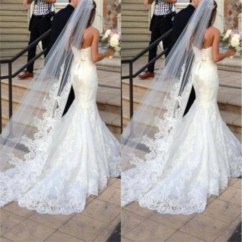 Princess Wedding Veils Cheap Long Lace Bridal Veils One Princess Wedding Veils Cheap Long Lace Bridal Veils One