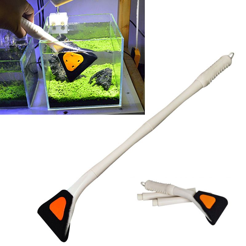 2020 Newly Fish Tank Brush Long Handle Aquarium Clean Algae Removing