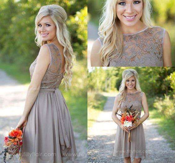 Tan Bridesmaid Dresses