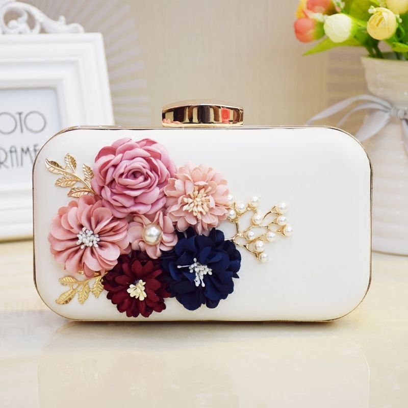 Pearl Bridal Handbags Formal Wedding Dress Clutch Bags Women Evening Bag Luxury Designer Handbag