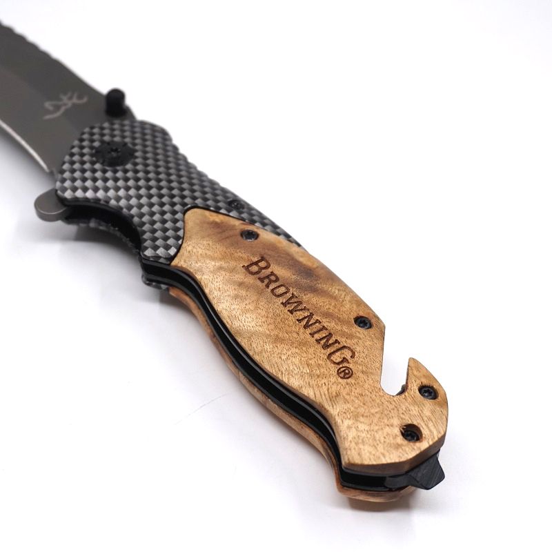 Browning X50 Tactical Folding Pocket Knife Titanium Survival Knives