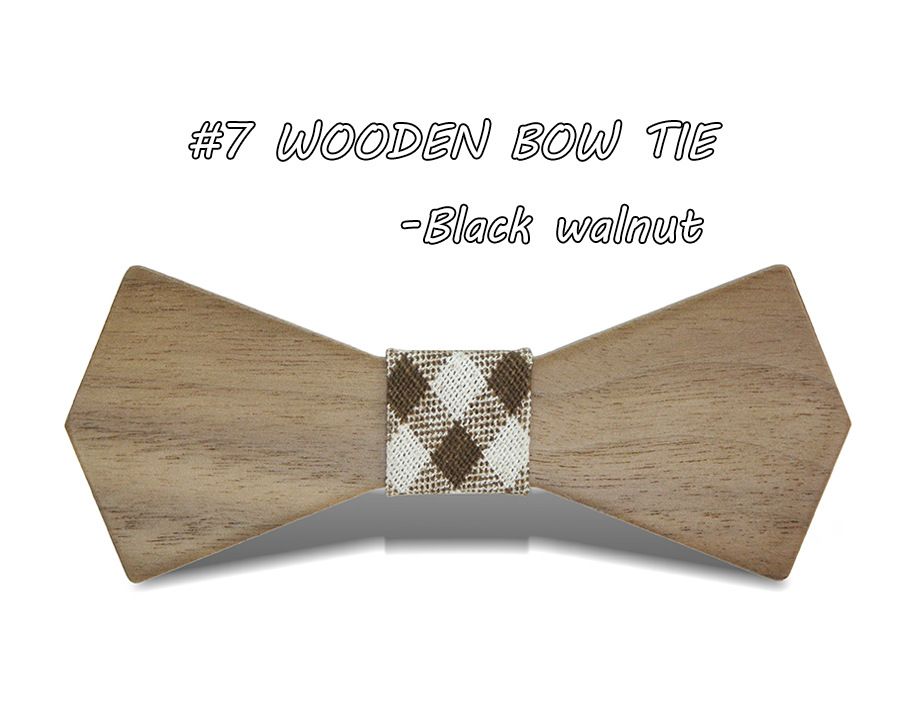 나무 Bowtie 20 스타일 손으로 빈티지 전통적인 Bowknot 비즈니스 paty 결혼식 완료 제품 Wooden Bow tie 12 * 5cm 어른 용