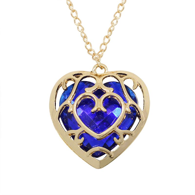 Legend of Zelda Bleu Flûte Métal Collier Pendentif Legend of Zelda Bleu Flûte Métal Collier Pendentif