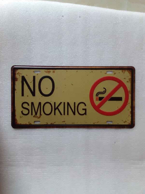 Metal Tin Sign no smoking Decor Bar Pub Home Vintage Retro Poster Cafe ART Metal Tin Sign no smoking Decor Bar Pub Home Vintage Retro Poster Cafe ART