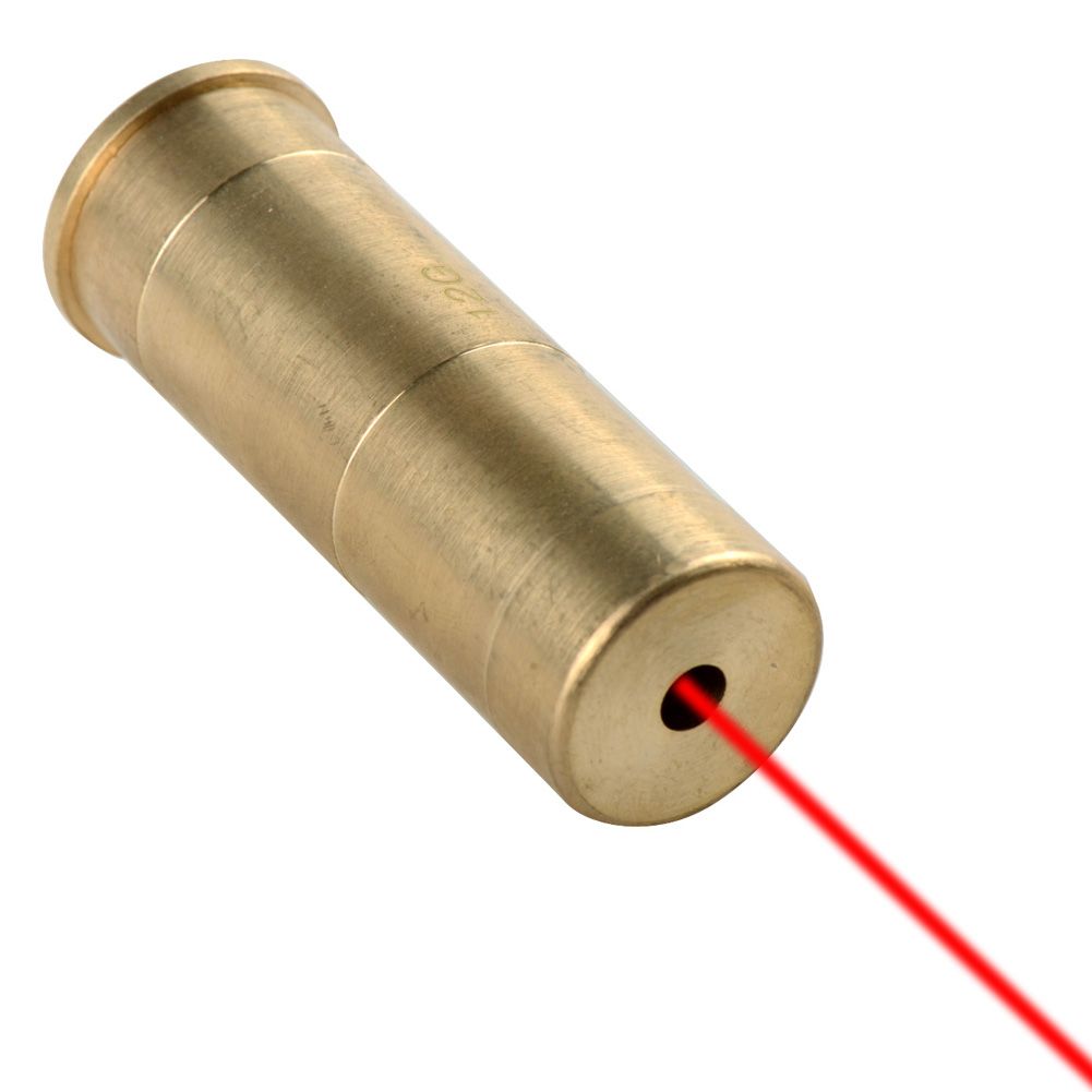 New Red Laser Bore Sighter 12 Gauge Cartridge Boresighter For 12G