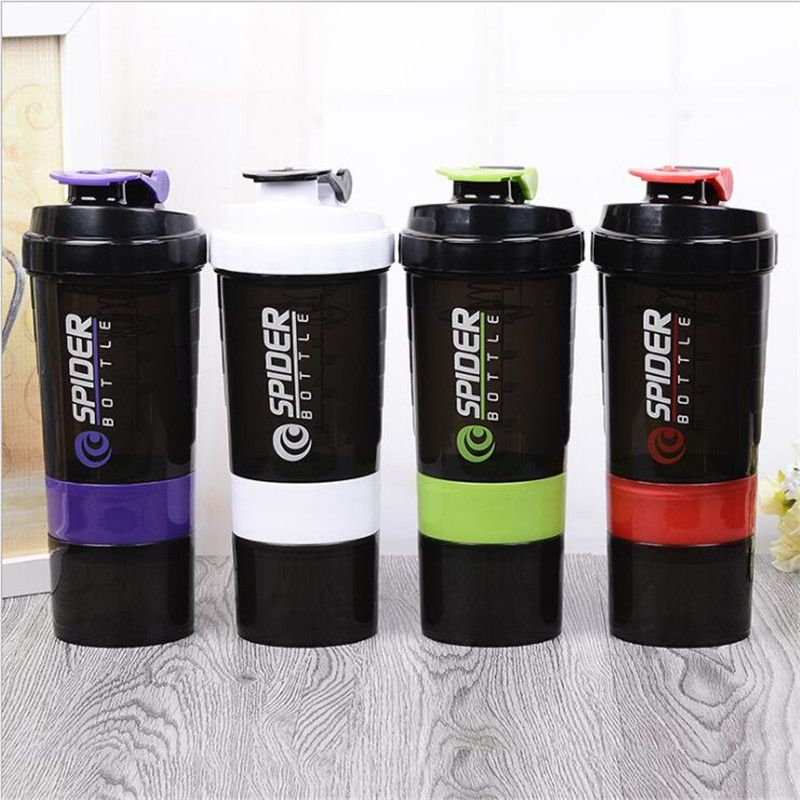 Protein Shaker Blender Mixer Bottle Sports Fitness Gym 3