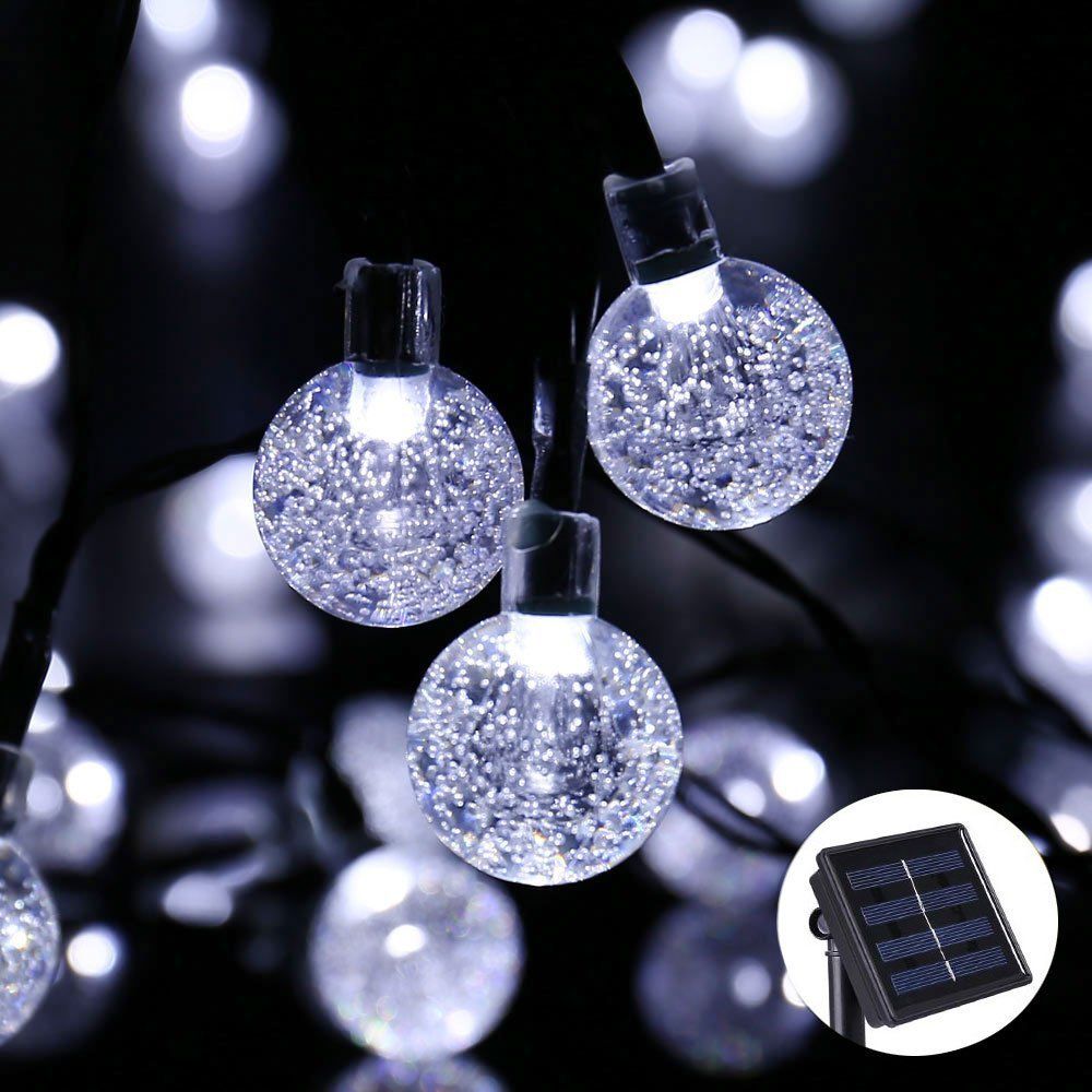 Whole Solar Powered String Lights Outdoor Globe Light Whole Solar Powered String Lights Outdoor Globe Light 19 7ft 30 Led Crystal Ball Decoration For Patio Garden Wedding Party Lighting Systems