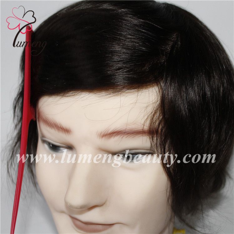 Men Toupee For Men Bleached And Tiny Knots Hair Replacement Hair
