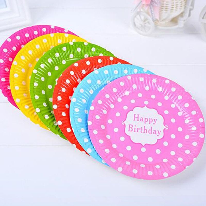 Colorful Paper Plates & China Decorative Items Wholesale Colorful Paper