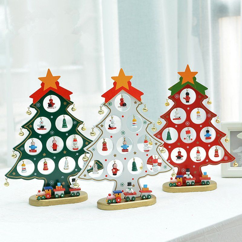Wholesale XMAS Gift Mini Table XMAS Trees Decoration Wood Christmas Wholesale XMAS Gift Mini Table XMAS Trees Decoration Wood Christmas Tree With Ornament For X'Mas, More Than $100 TNT Cheap Christmas Outdoor Decorations ... - Wholesale XMAS Gift Mini Table XMAS Trees Decoration Wood Christmas