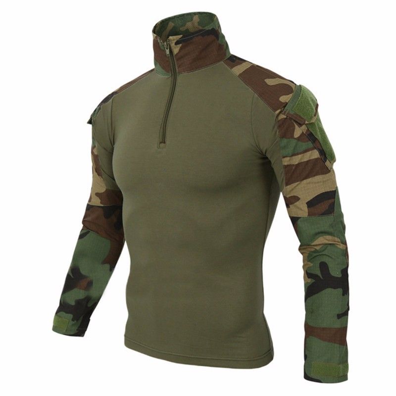 2020 Airsoft Camouflage Combat Shirt Light Weight Rapid Assault Long ...