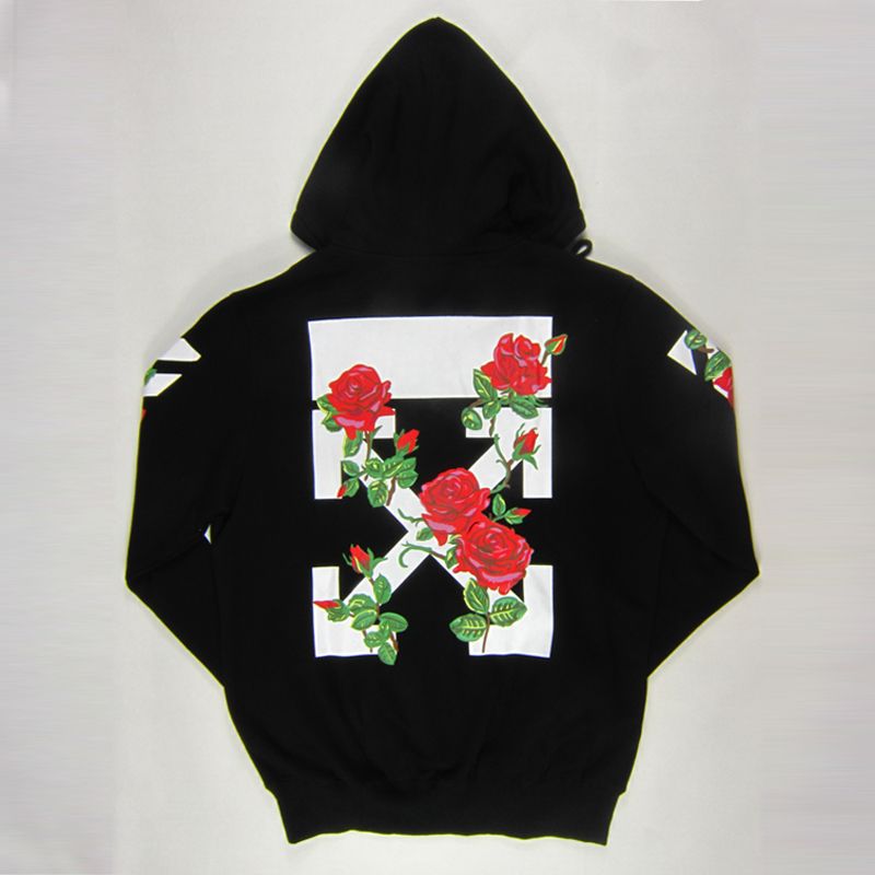 off white jacket rose