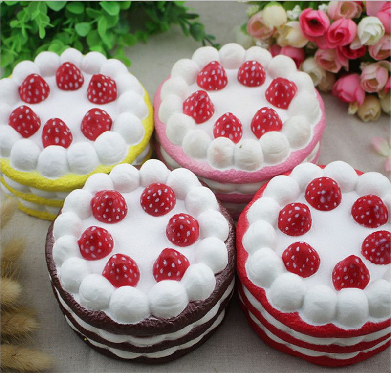 jumbo strawberry cake squishy