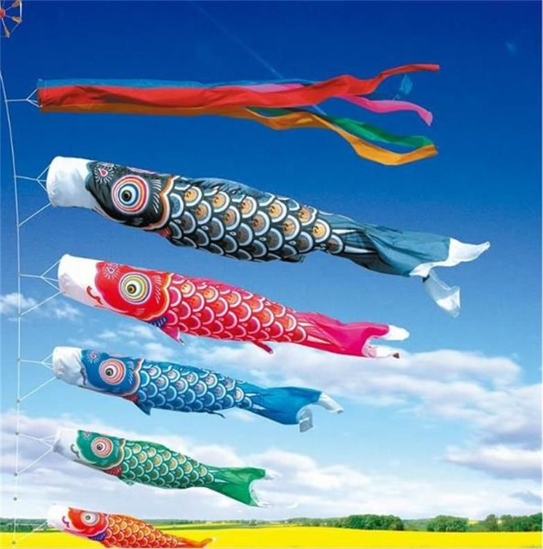 Discount Japanese Carp Windsock Streamer Fish Flag Kite ...