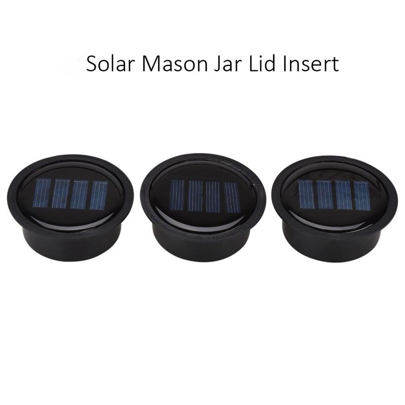 2019 Solar Mason Jar Lid Insert LED Mason Jar Solar Light For Glass