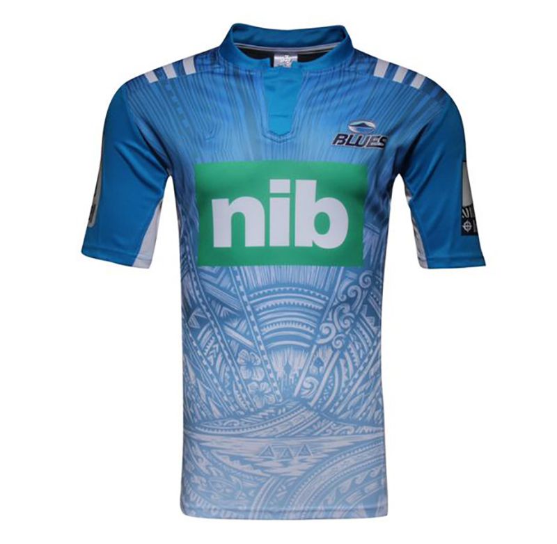 2019 2016 2017 Fashion Style Blues Away New Zealand Club Rugby Jersey