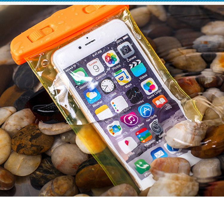 For Iphone 7 Waterproof Case Bag Pvc Protective Phone Cases Pouch With Armband Underwater Cover For Iphone 6 7 6s Plue Se S6 S7 Edge Note 5 - 