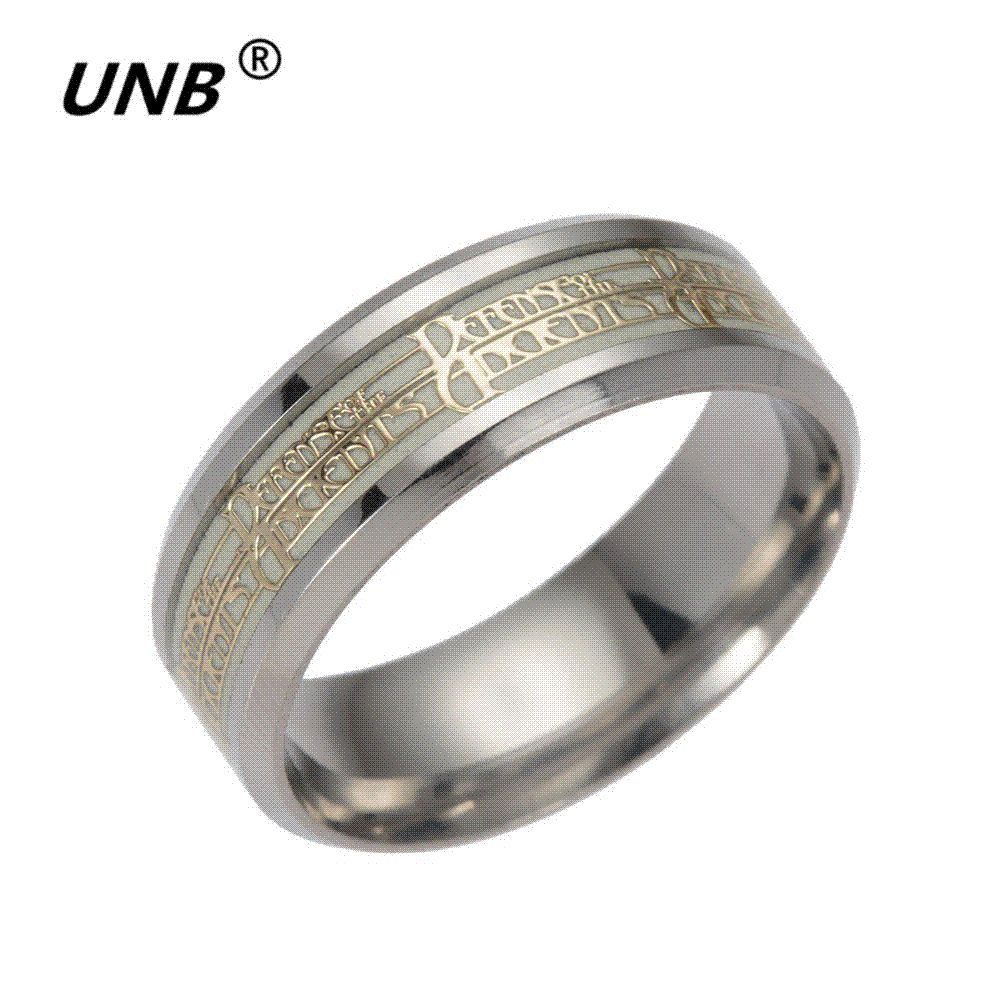unb fashion stainless steel dota 2 anime game rings for men glow in the dark male spinner ring charm party jewelry drop shipping cheap engagement rings mens - Anime Wedding Rings unb fashion stainless steel dota 2 anime game rings for men glow in the dark male spinner ring charm party jewelry drop shipping cheap engagement rings mens - Anime Wedding Rings