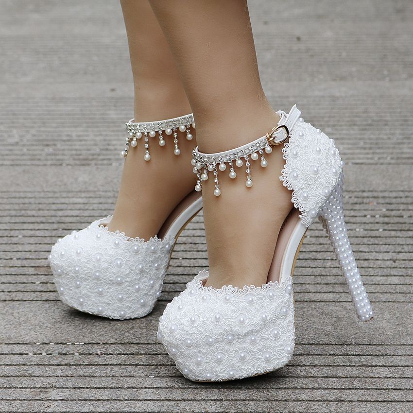 clear heels wedding shoes