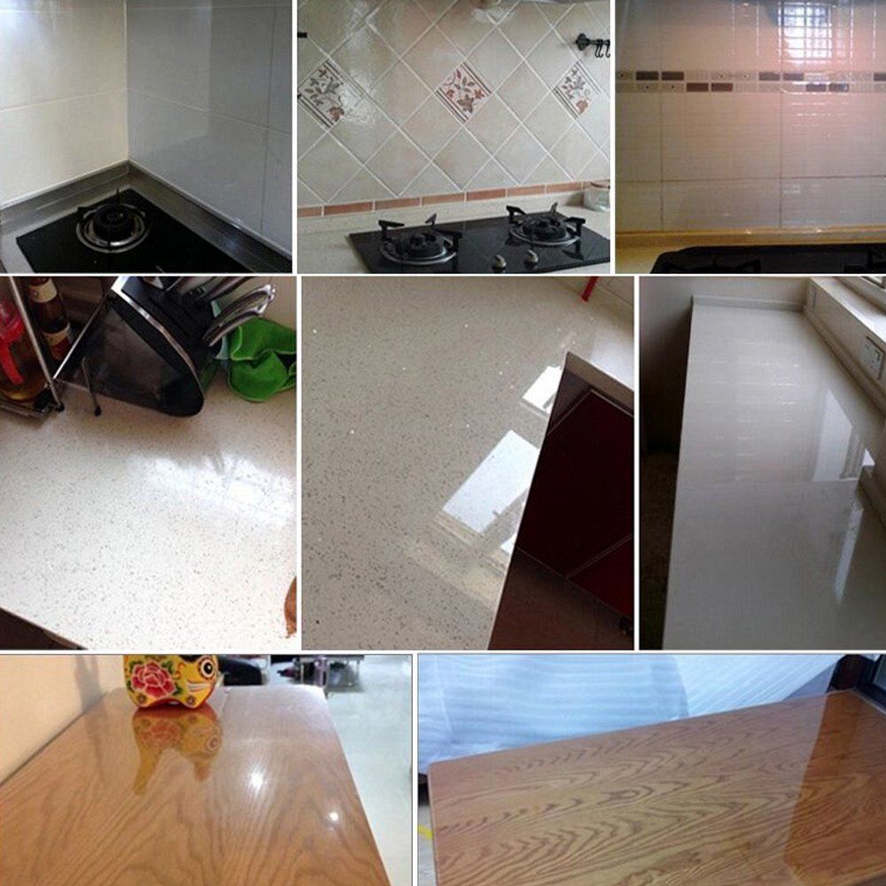 Transparent Oil Resistant Kitchen Sheet Perfect For Smooth Surface Like