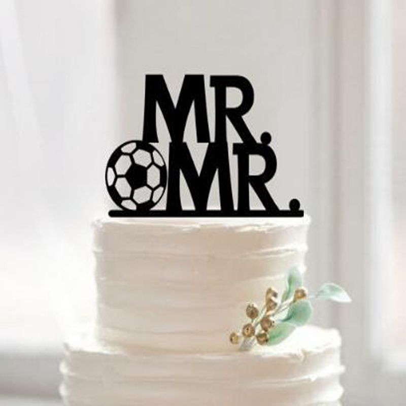 high quality mr and mr wedding cake topper laser cut acrylic letters