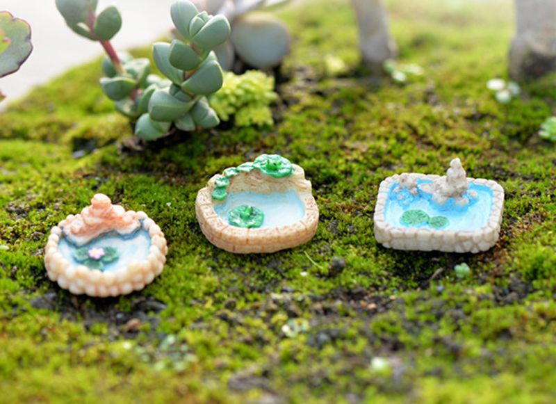 2020 Small Pond Statues Figurines Terrarium Fairy Garden Decoration