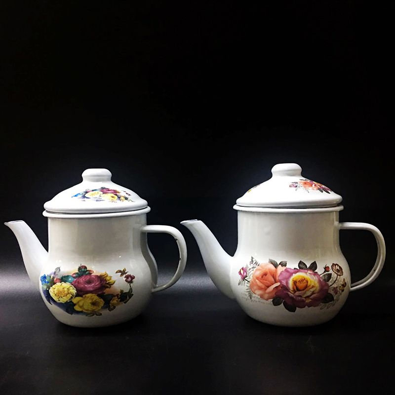2020 Best Enamel Kettle Porcelain Enamel Teapot Kettle Water Kettles