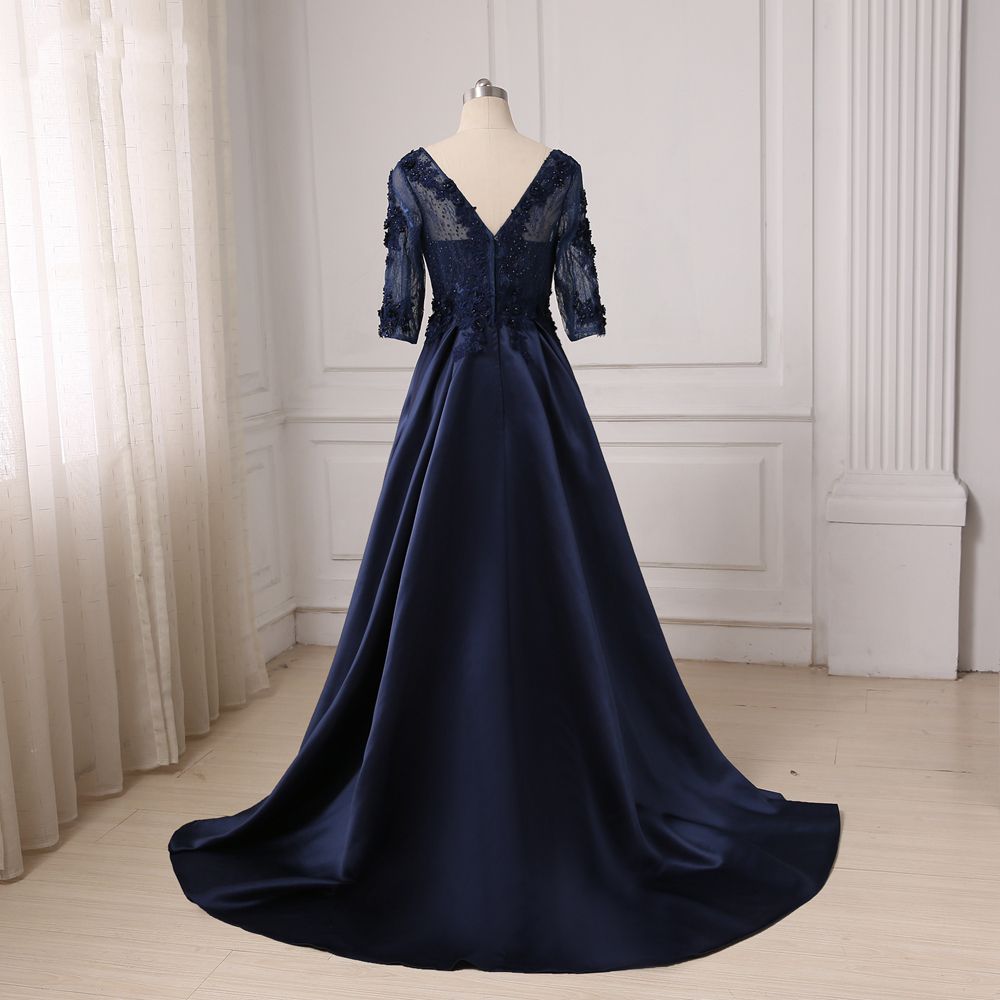 long gown designs for chubby ladies