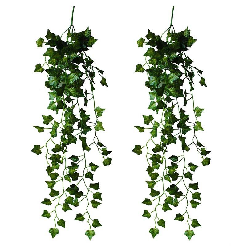 2021 Artificial Hanging Ivy Vine Leaves Garland Fake Foliage Flowers