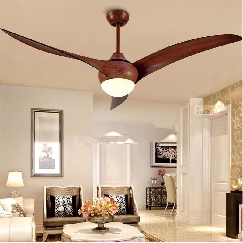 52 Inch Led Remote Ceiling Fans Minimalist Dining Room Living 52 Inch Led Remote Ceiling Fans Minimalist Dining Room Living Modern Light Wave Fan Pendant Lamp With Control