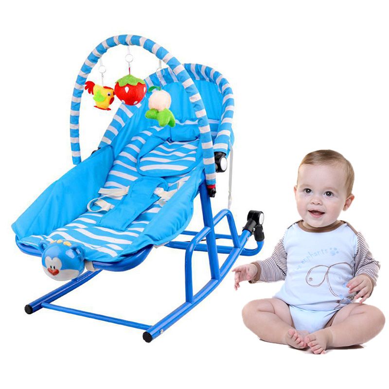 2020 Fashion Baby Rocker Music Vibrating Rocking Chair Toddler