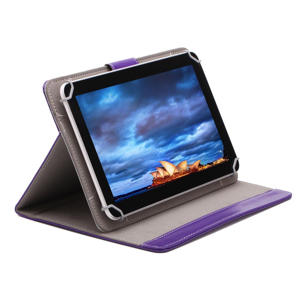 IRULU 10 Inch Tablet Case PU Leather Wallet Design Folding Folio Stand