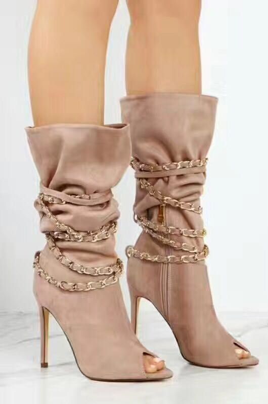 womens peep toe booties