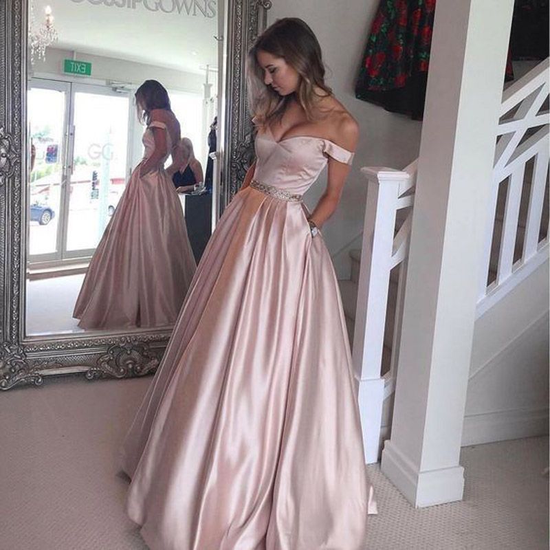 a line ball gown dress