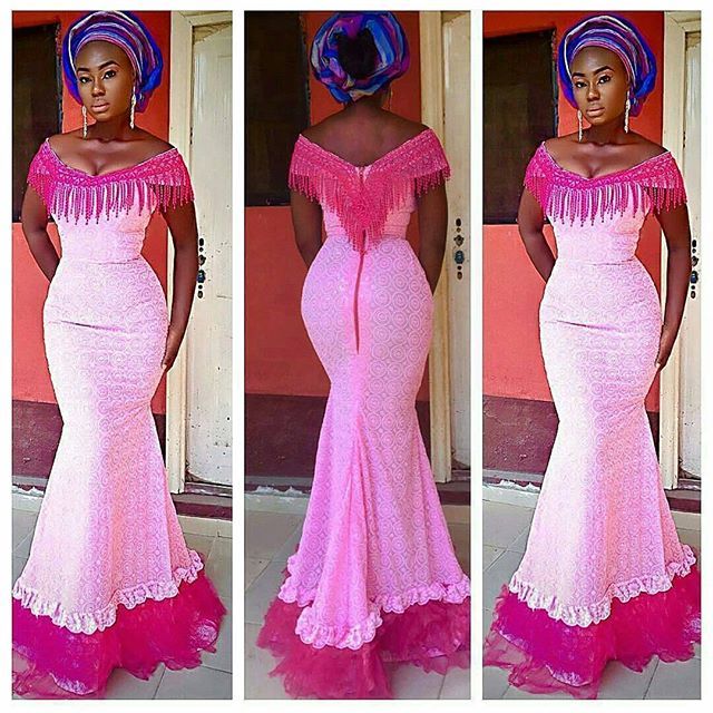 lace gown styles 2017