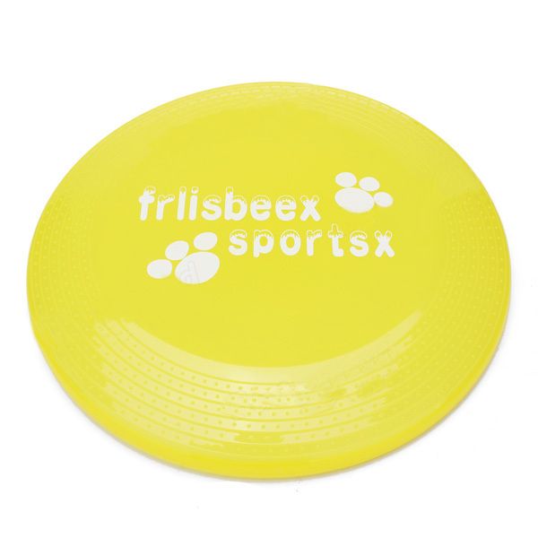 2021 PVC Soft Pet Frisbee Toy For Dog Training 23cm Green Yellow Blue