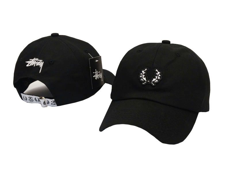 leather strapback baseball cap