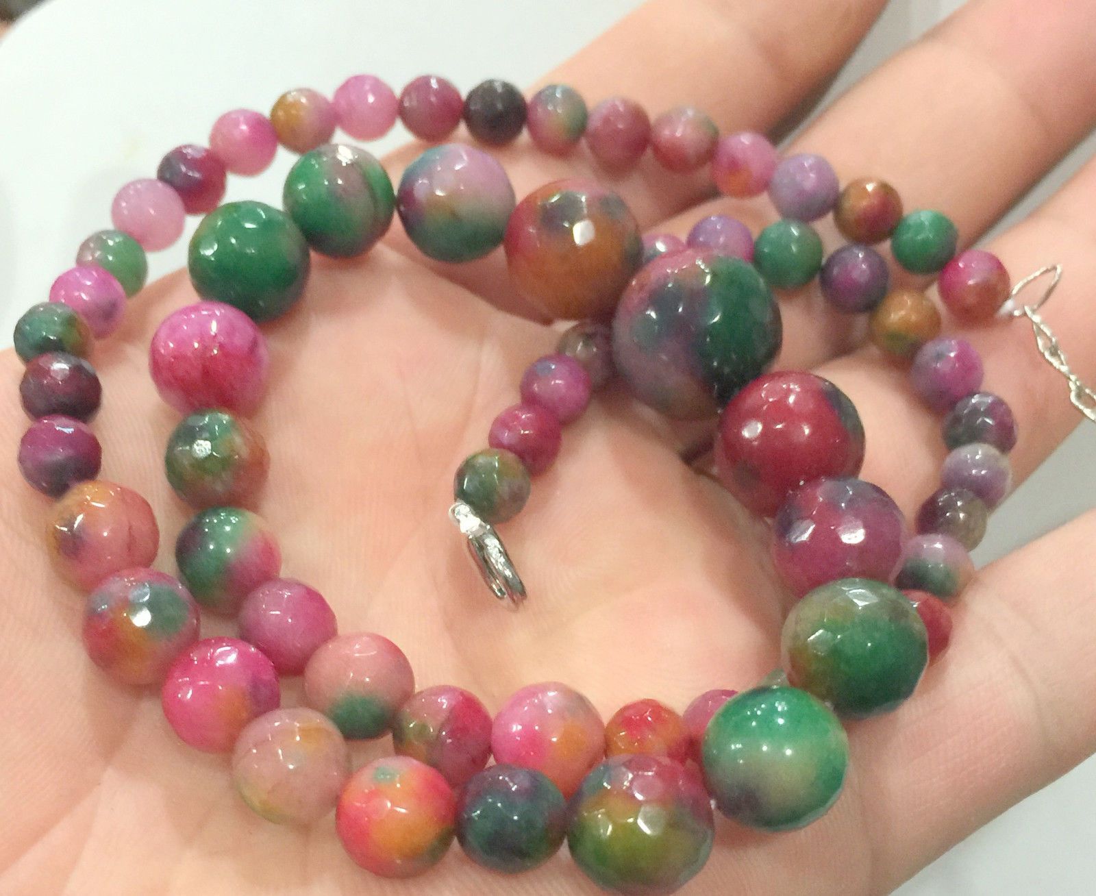 Natural Bead GEMS STONE Limited Beautiful! Faceted 614mm Multicolor