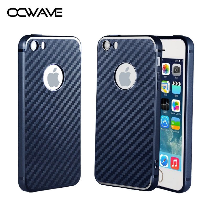 ocwave ultra thin case for iphone 5s 5 se soft rubber carbon fiberbest tempered glass protector film iphone 5s cheap iphone 5s vintage cases