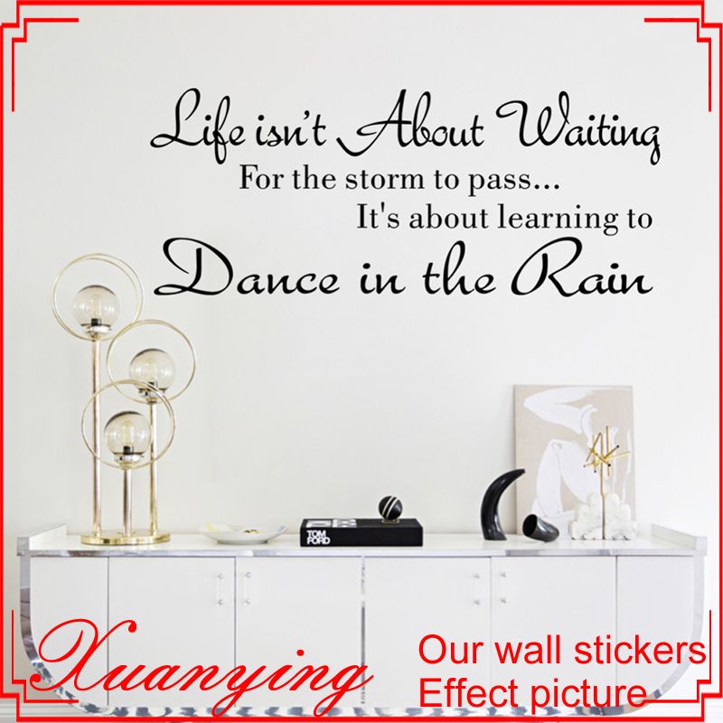 life is not about waiting inspirational quotes cute art characters
