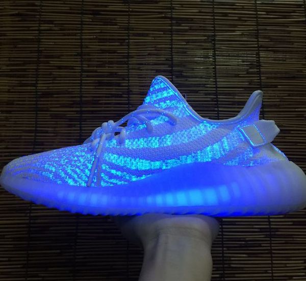 yeezy cream white black light