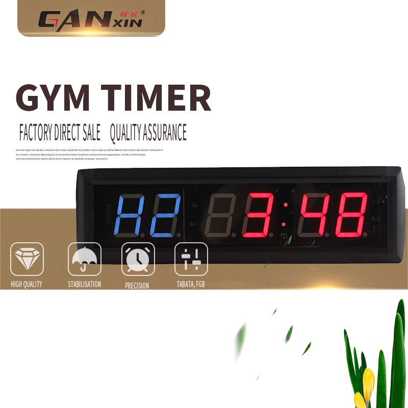 2020 GANXIN1.8inch Fitness Clock Cross Interval Training Timer With