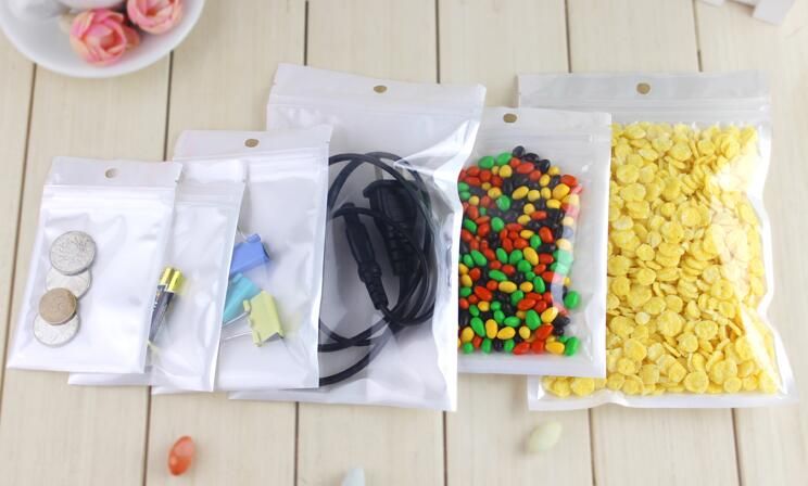 Compre Bolsas Plásticas Transparentes Blancas De La Perla Bolsas De