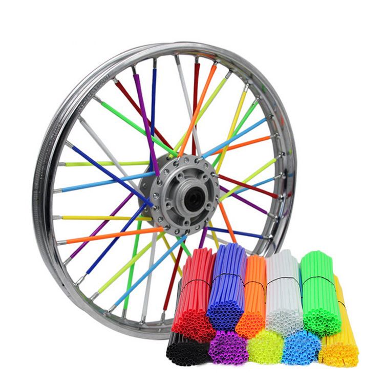 2019 Universal Wheel Rim Spoke Wrap Kit Skin Cover MX Motocross Dirt