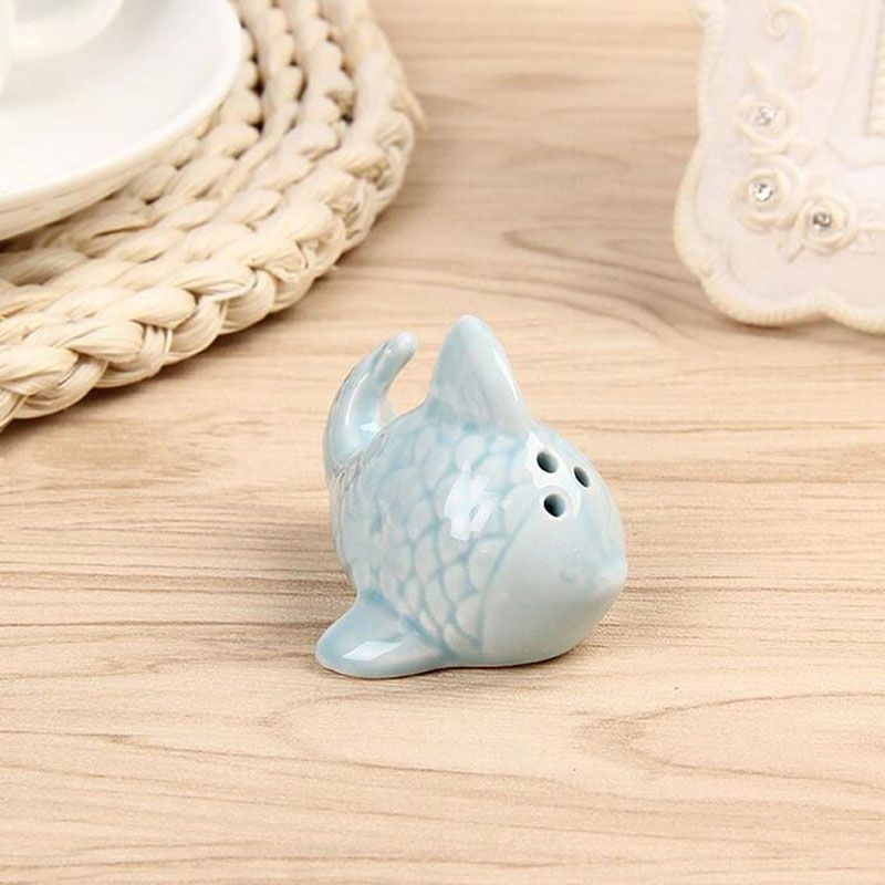 Grosshandel Romantisches Keramisches Kussendes Fisch Salz Und